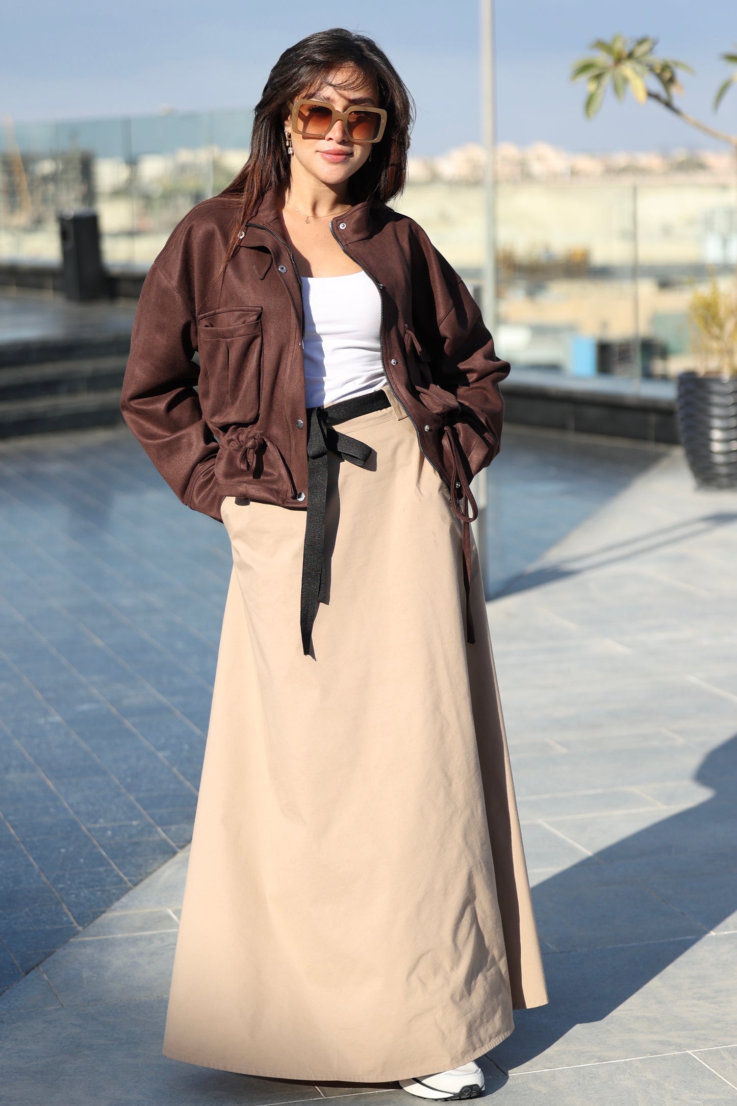 Flared maxi Skirt