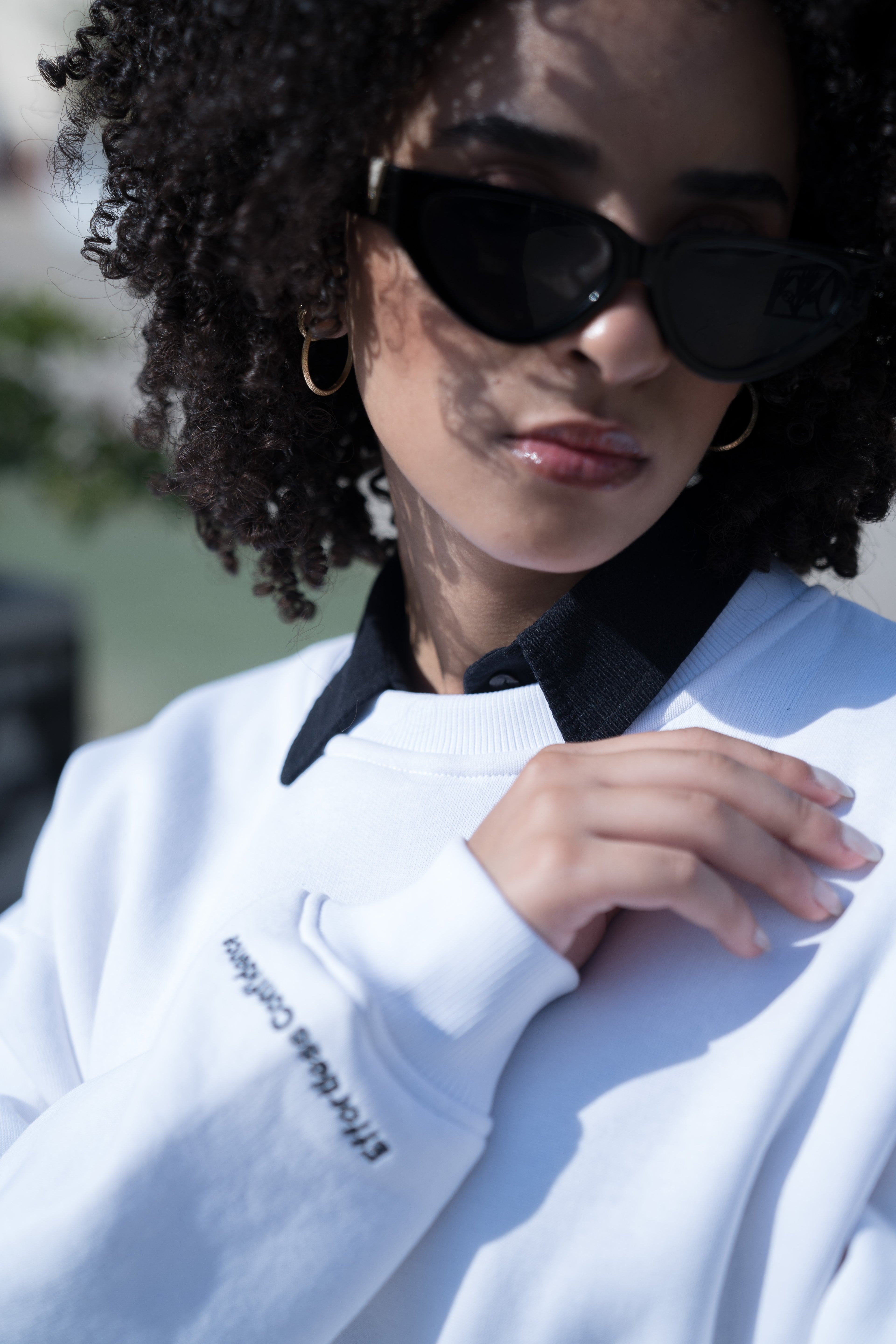 The White Signature Sweatshirt