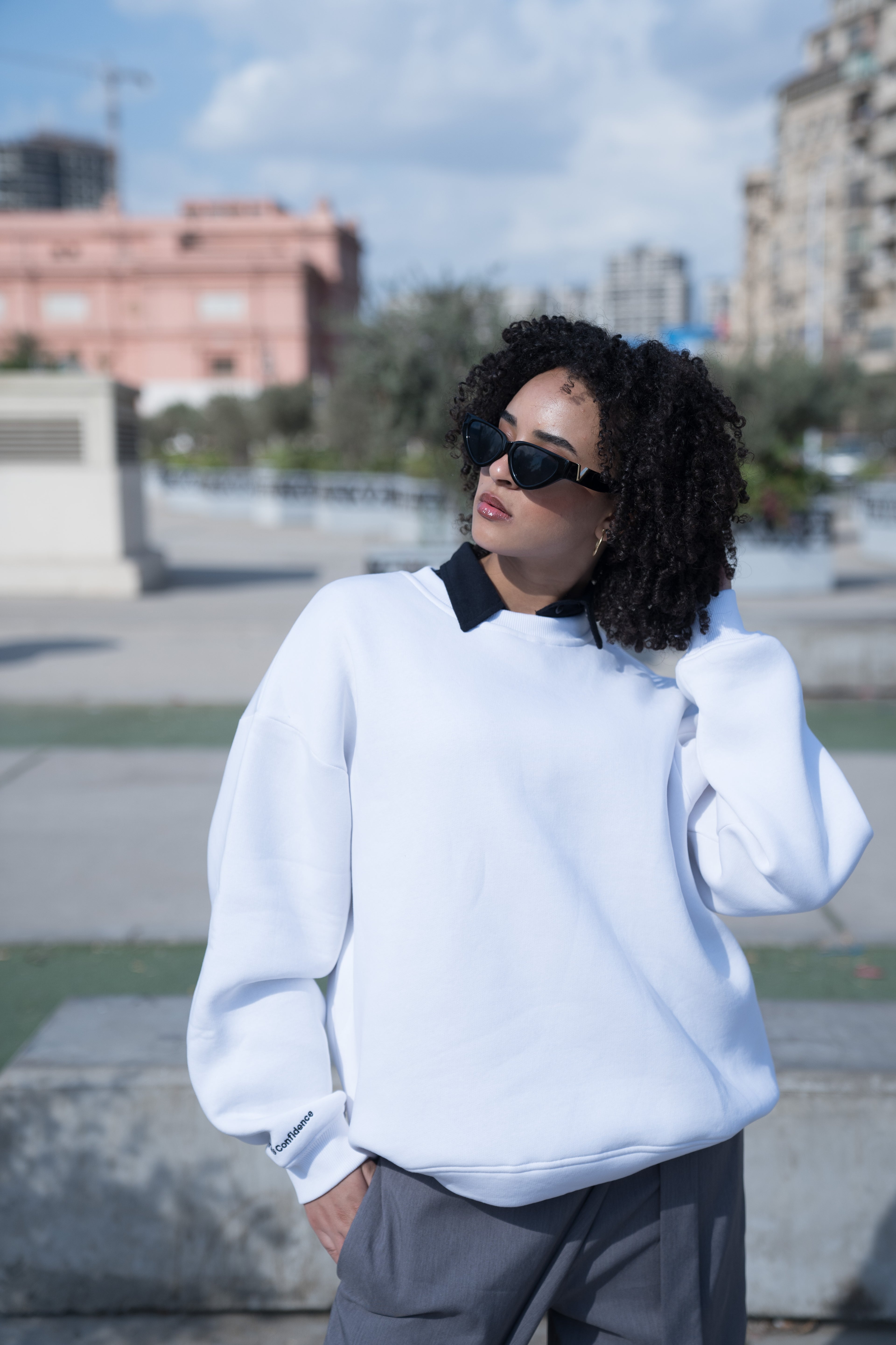 The White Signature Sweatshirt