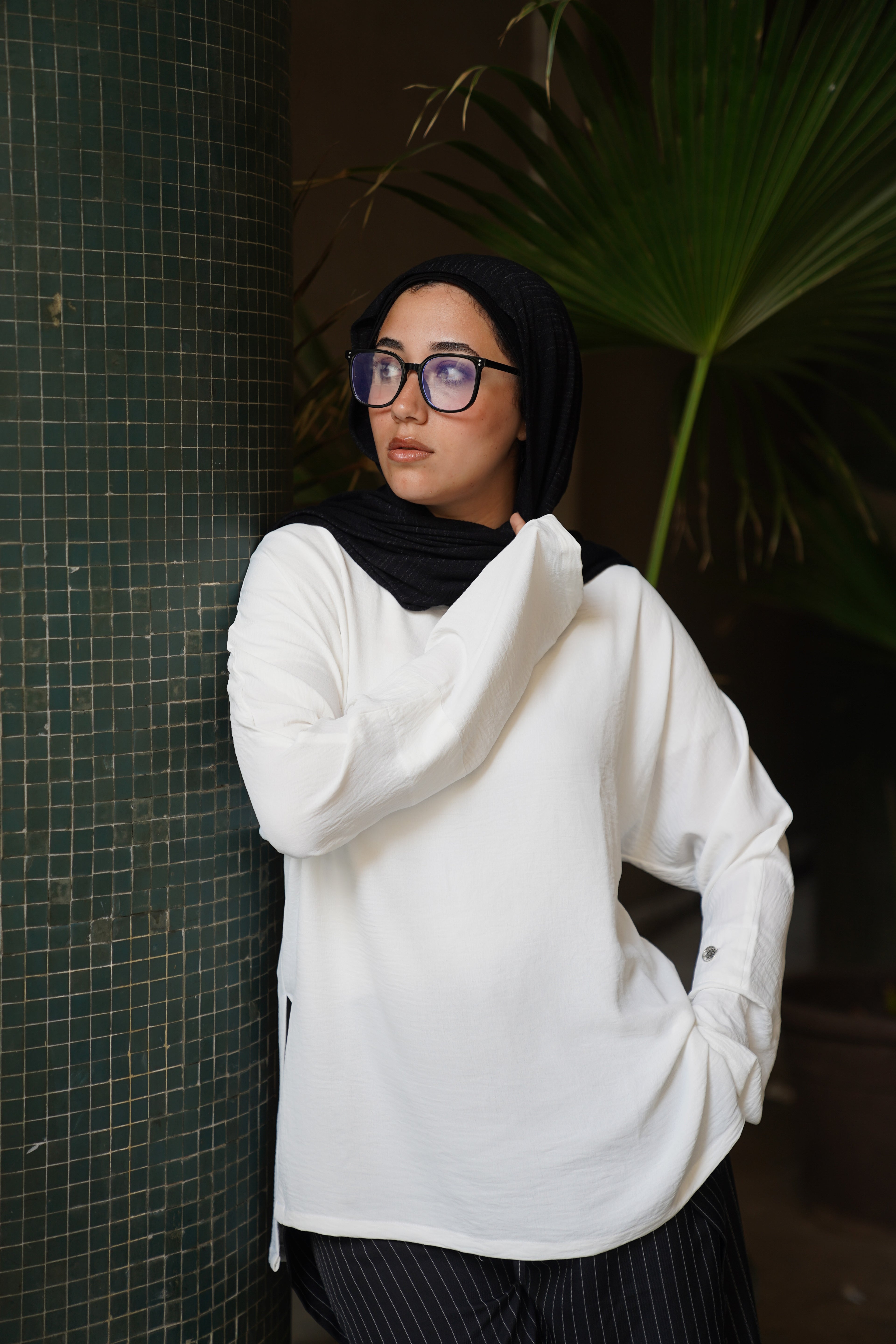 The Essential White Flow Top