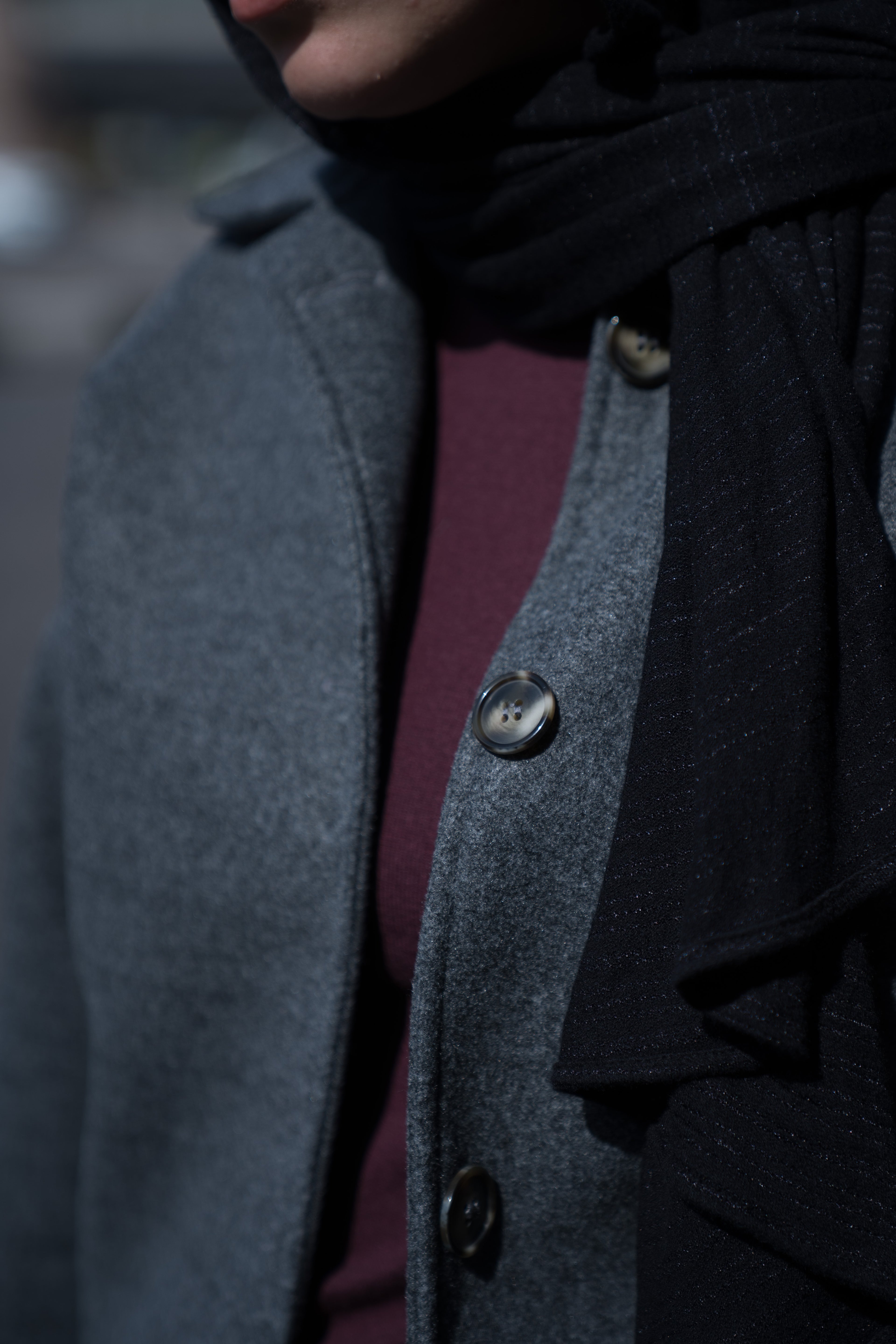 The Grey Oversized Wool Jacket