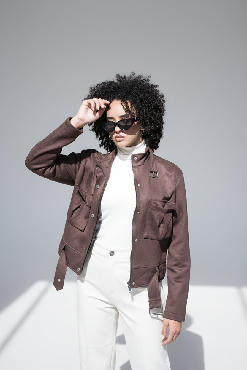 Brown Suede Jacket
