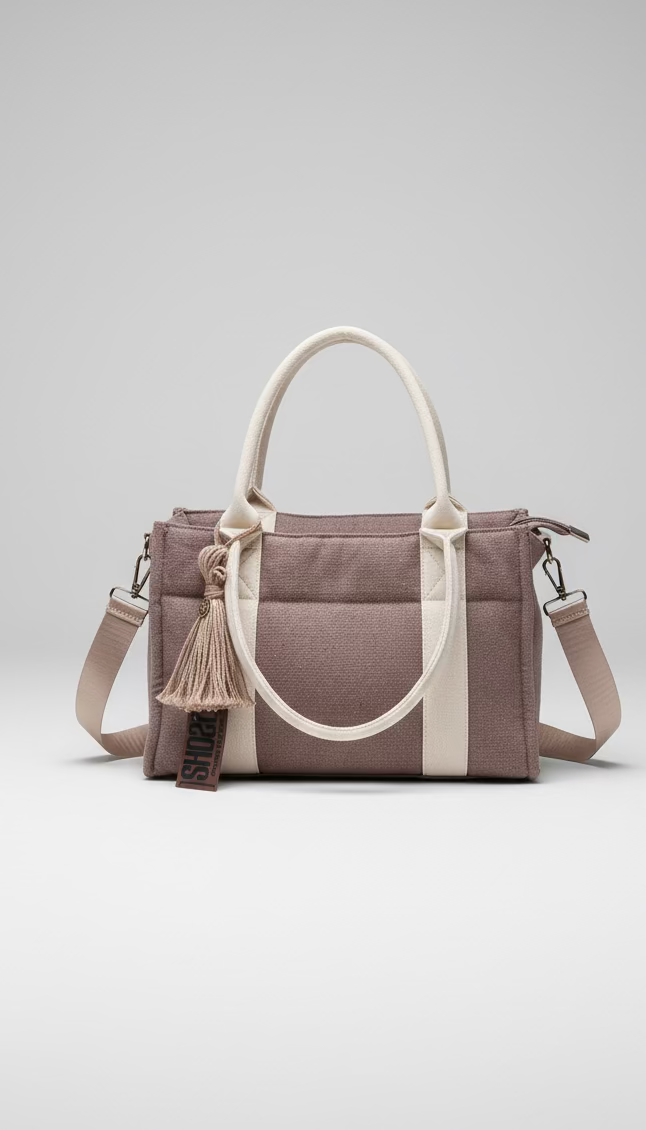 Beige Tote Bag